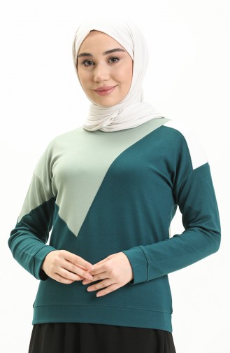 Petrol Blouse 22687-03