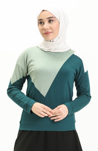 Petrol Blouse 22687-03