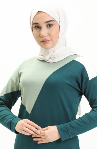 Petrol Blouse 22687-03
