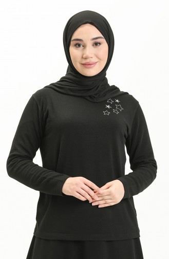 Schwarz Bluse 22763-02