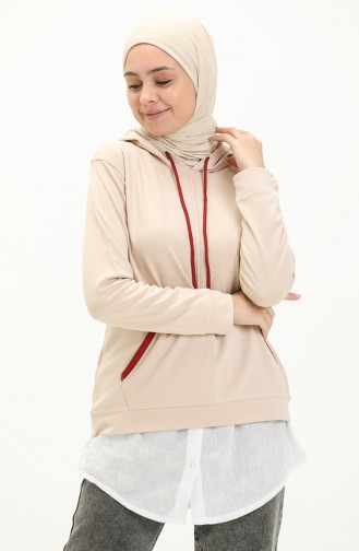 Beige Blouse 22601-03