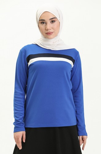 Garnili Bluz 22622-02 Saks