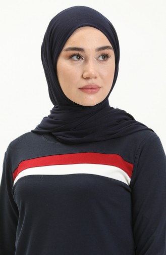 Navy Blue Blouse 22622-04