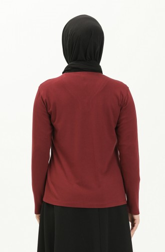 Claret red Blouse 22643-02