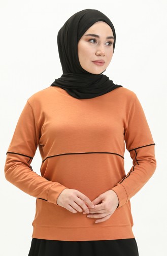 Cinnamon Color Blouse 22682-04