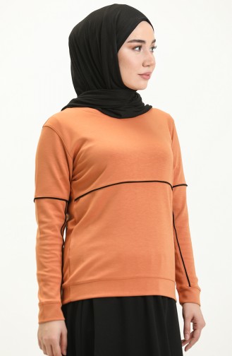 Cinnamon Color Blouse 22682-04