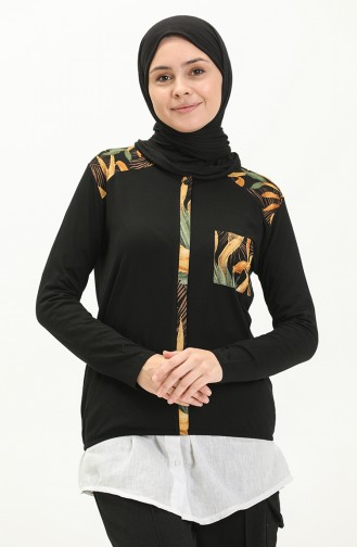 Blouse Noir 22724-01