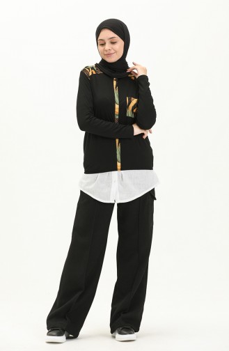 Black Blouse 22724-01