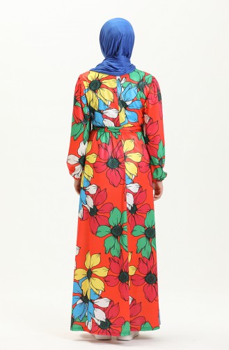 Robe Hijab Orange 10372-01