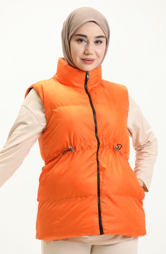 Orange Strickjacke 2007-04
