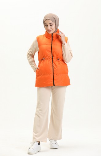 Orange Strickjacke 2007-04