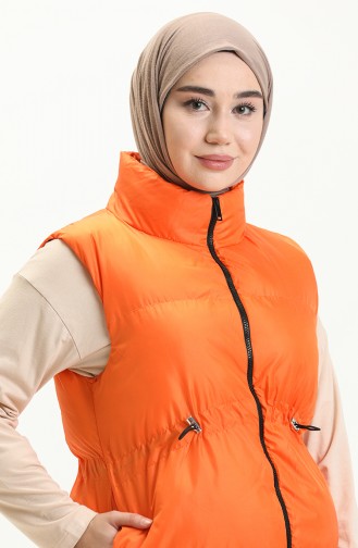 Orange Strickjacke 2007-04