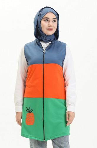 Indigo Gilet 10160-01