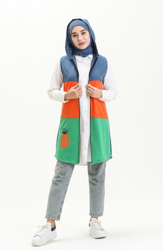Indigo Gilet 10160-01