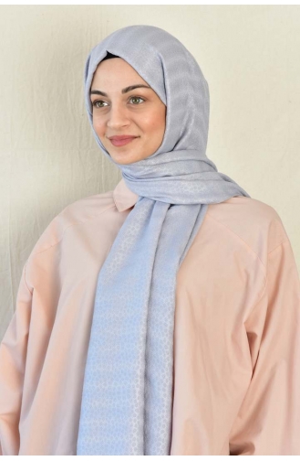 Silver Gray Shawl 000041-10