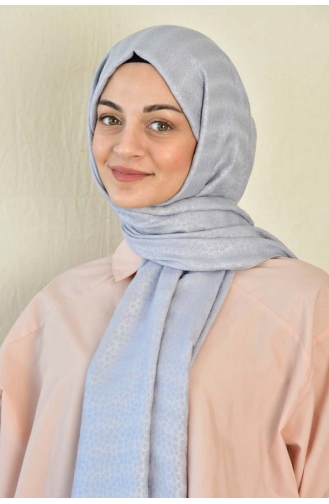Silver Gray Shawl 000041-10