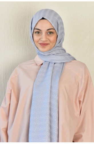 Silver Gray Shawl 000041-10