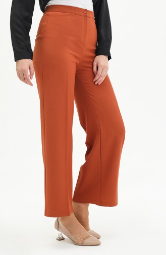 Pantalon Couleur brique 1141-08