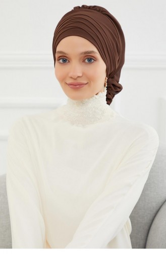 Braun Praktischer Turban 3013