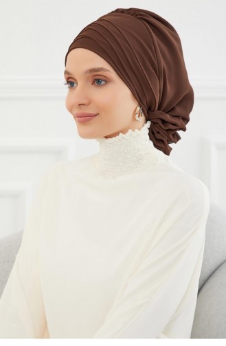 Braun Praktischer Turban 3013