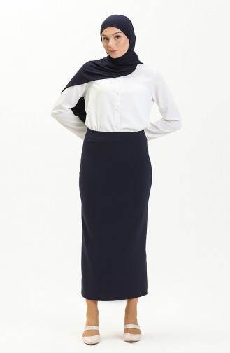 Navy Blue Rok 2229-01