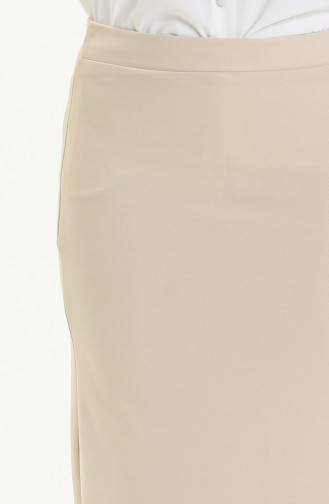 Beli Lastikli Etek 2229-04 Bej