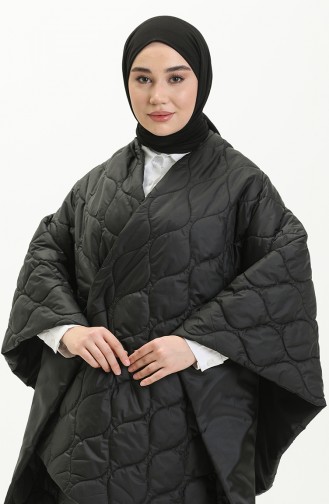 Black Poncho 6925-01