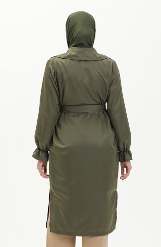 Khaki Trench Coats Models 10067-05