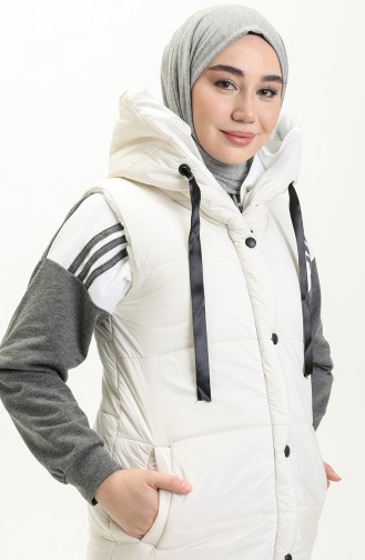 Ecru Gilet 1818-04