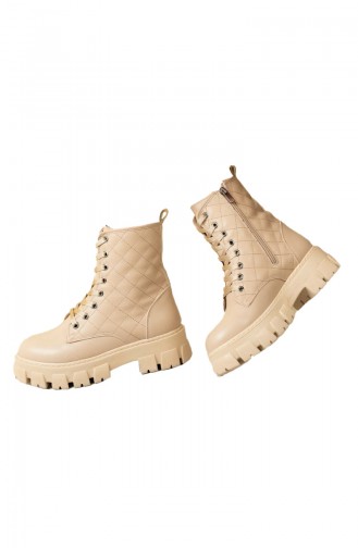 Sand Beige Boots-booties 1249-01