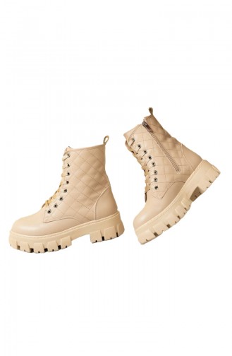 Bottes-Bottines Beige Sable 1249-01