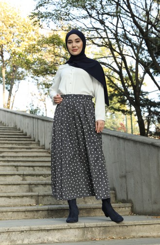 Navy Blue Skirt 4004-02