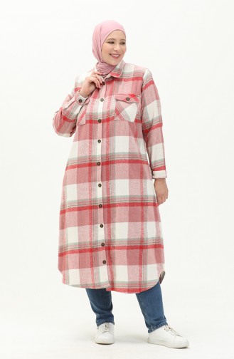 Plus Size Plaid Tunic 2003-06 Dusty Rose 2003-06