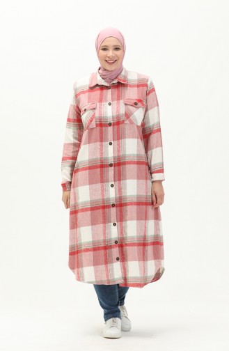 Plus Size Plaid Tunic 2003-06 Dusty Rose 2003-06