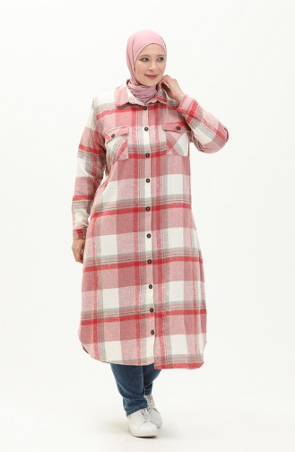 Plus Size Plaid Tunic 2003-06 Dusty Rose 2003-06