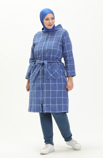 Plus Size Plaid Cape 2004-03 Saxe 2004-03