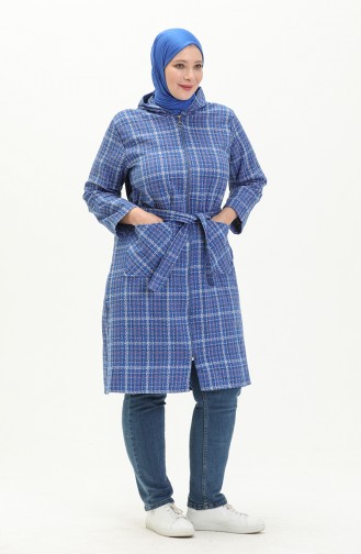 Plus Size Plaid Cape 2004-03 Saxe 2004-03