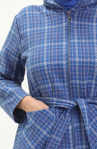 Plus Size Plaid Cape 2004-03 Saxe 2004-03