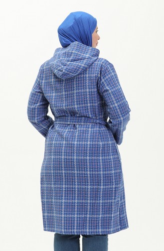 Plus Size Plaid Cape 2004-03 Saxe 2004-03