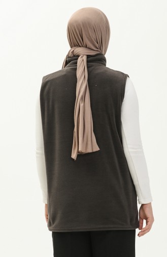 Fleece-Strickjacke mit Kapuze 0008-01 Anthrazit 0008-01
