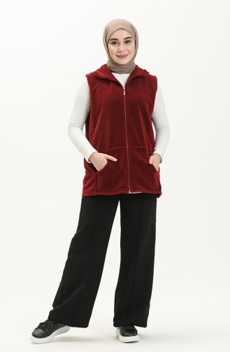 Gilet Sans Manches Bordeaux 0008-02