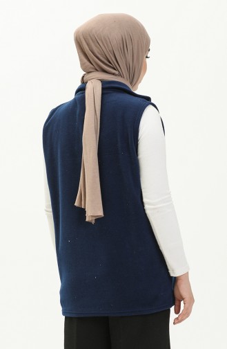 Navy Blue Gilet 0008-04