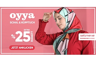 Extra 25% Rabatt auf Oyya Schals und Kopftücher