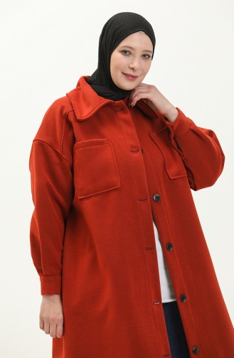 Dark Brick Red Coat 4002-25