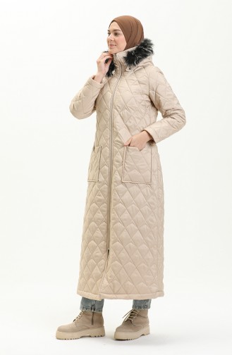 معطف مطر بقبعة 5175-02 بيج 5175-02
