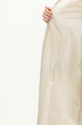 معطف مطر بقبعة 5175-02 بيج 5175-02