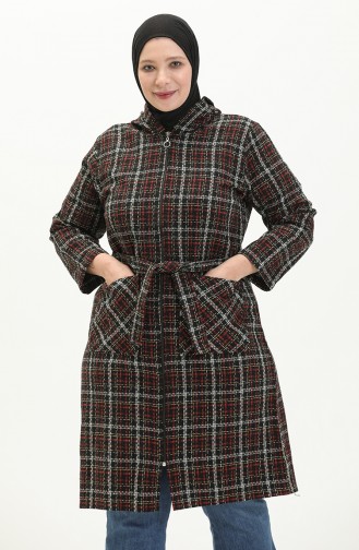 Plus Size Plaid Cape 2004-06 Black Red 2004-06