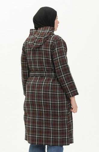 Plus Size Plaid Cape 2004-06 Black Red 2004-06