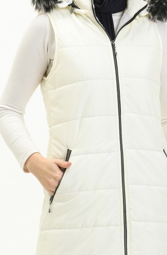 Cream Gilet 514722-01