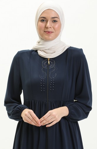 Dunkelblau Abayas 1979-03